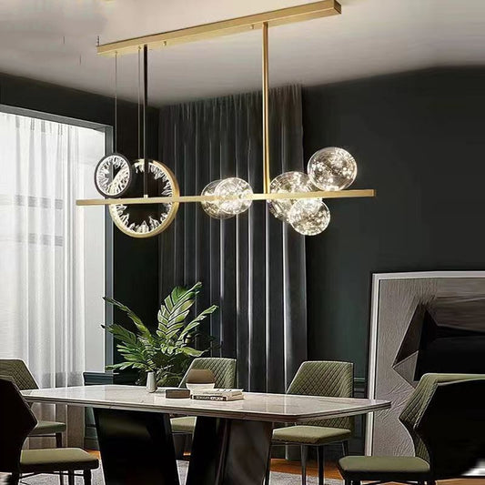 Modern Crystal Living Room Lamps Bar